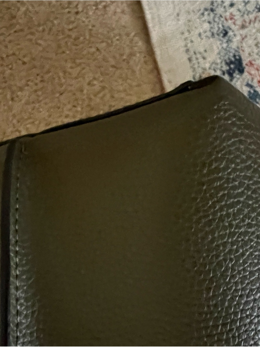 Michael Kors Emilia Large Olive Pebbled Leather Tote Bag - Picture 3 of 5